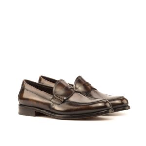 Patina dames loafer in donkerbruin
