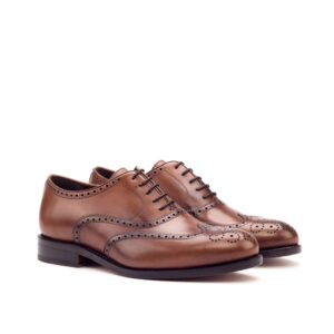 full brogue in medium bruin klafsleer