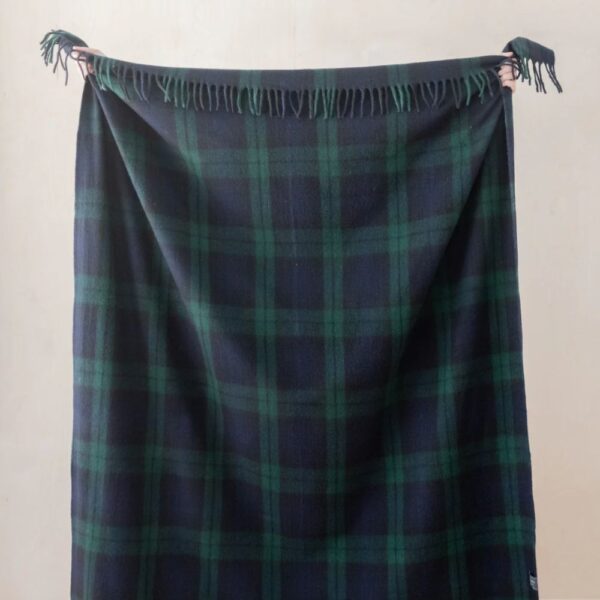 Grote deken in black watch tartan