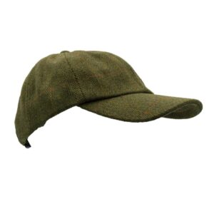 Mos groene baseball cap van voren gezien