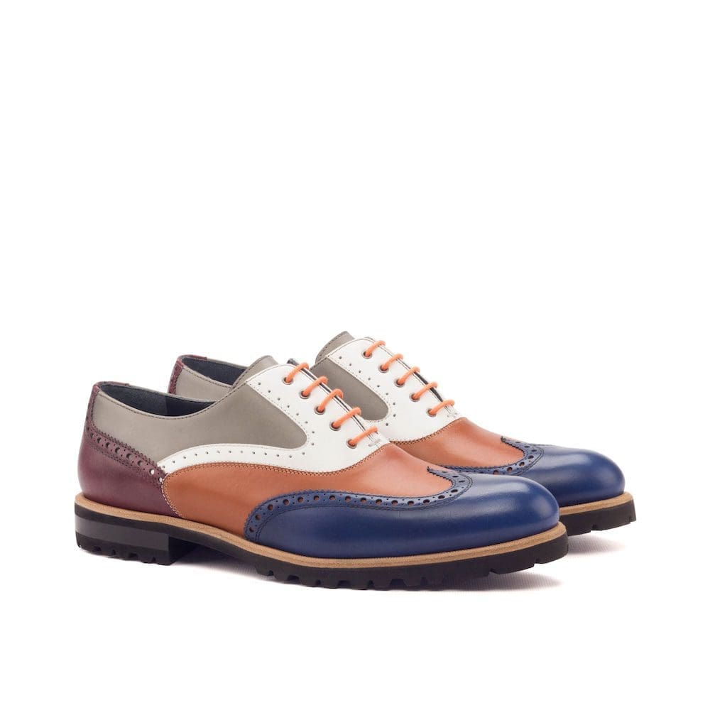 Nuffield-full-brogues-multi-colour-MORAGHI Multi colour kalfslederen full brogues damesschoenen