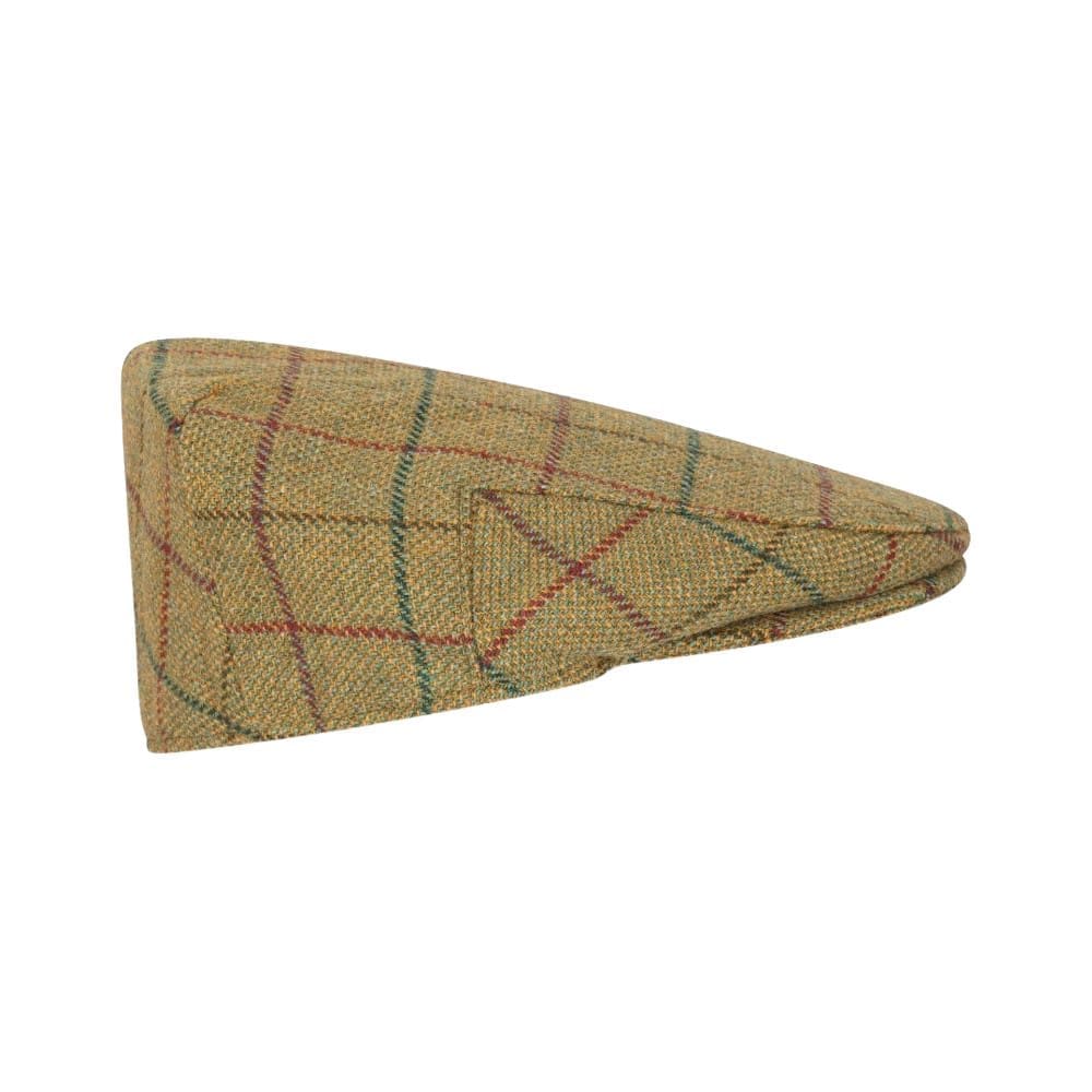 beige tweed flatcap