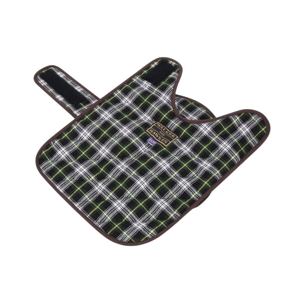 tartan binnenkant waxjas teckel