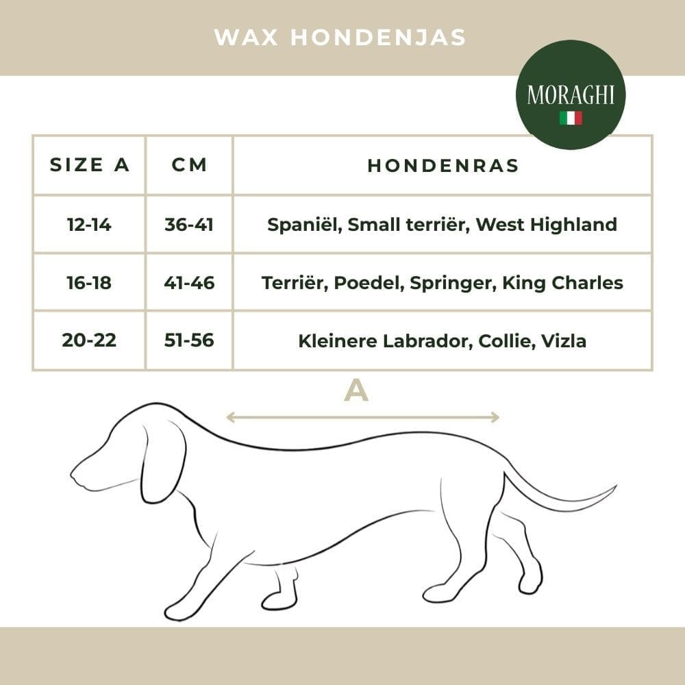 size chart was hondenjas